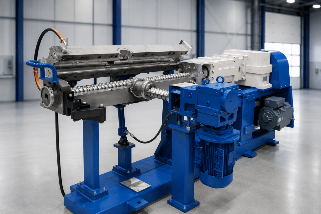 Extrusion Chemnitz ERMAFA Twin-Screw Extruder